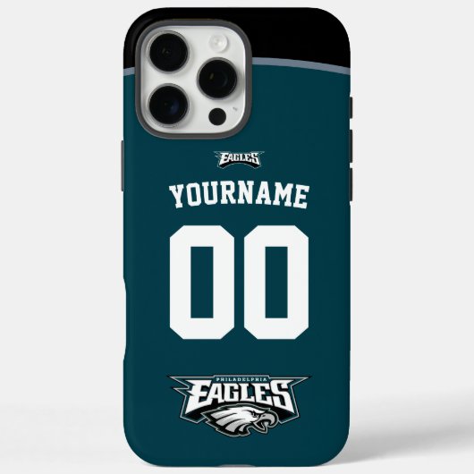 Gepersonaliseerde Eagles Jersey Amerikaans Footbal Case-Mate iPhone Case (Achterkant)