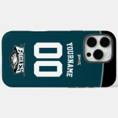 Gepersonaliseerde Eagles Jersey Amerikaans Footbal Case-Mate iPhone Case (Achterkant (horizontaal))