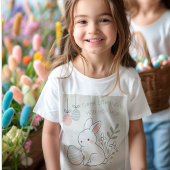 Gepersonaliseerde Easter Bunny Kinderen T-shirt