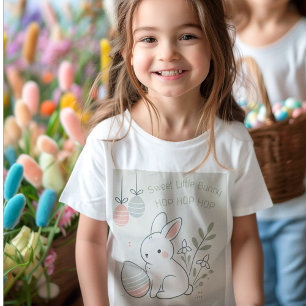 Gepersonaliseerde Easter Bunny Kinderen T-shirt