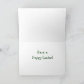 Gepersonaliseerde Easter Egg Cutout Kaart (Binnen)