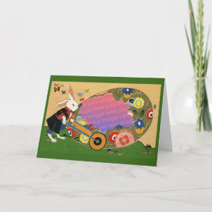 Gepersonaliseerde Easter Egg Cutout Kaart