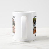 Gepersonaliseerde "Echte vrienden bestaan nog stee Grote Koffiekop (Achterkant)