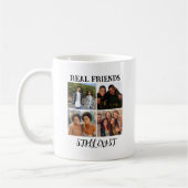 Gepersonaliseerde "Echte vrienden bestaan nog stee Koffiemok (Links)