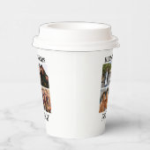 Gepersonaliseerde "Echte vrienden bestaan nog stee Papieren Bekers (Rechts)