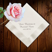 gepersonaliseerde ecru - servetten