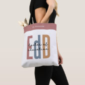 Gepersonaliseerde EdD Doctor of Education Afstuder Tote Bag (Dichtbij)