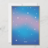 Gepersonaliseerde edel feestdagenkaart (Achterkant)