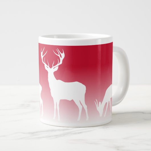 Gepersonaliseerde edelherten grote koffiekop (Voorkant rechts)