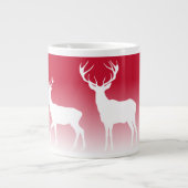 Gepersonaliseerde edelherten grote koffiekop (Voorkant)