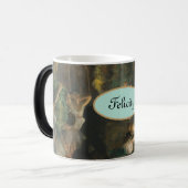 Gepersonaliseerde Edgar Degas balletdansers Magische Mok (Voorkant links)