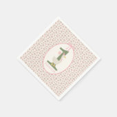 Gepersonaliseerde Een Gekke Gans Eerste Verjaardag Servet (Hoek)