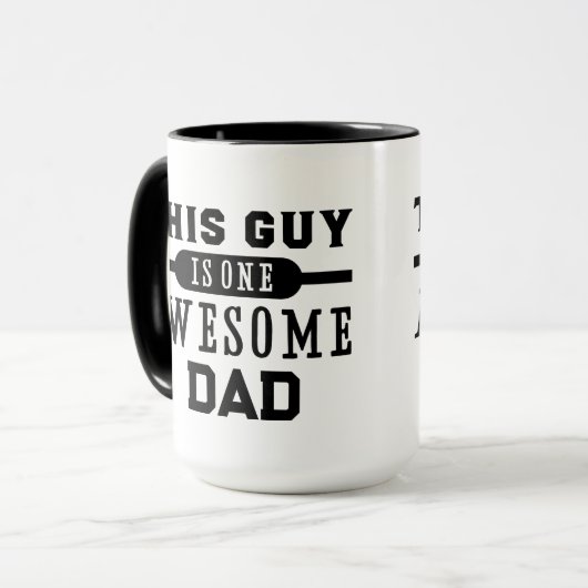 Gepersonaliseerde een Geweldige vader Mok (Voorkant links)
