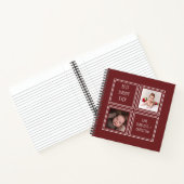 Gepersonaliseerde een van een soort twee fotosjabl notitieboek (Binnen)