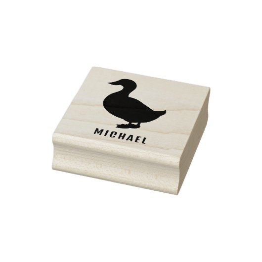 gepersonaliseerde eend rubberstempel (Stempel)