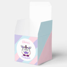 Gepersonaliseerde eenhoorn verjaardag pastel kleur