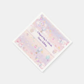 Gepersonaliseerde Eenhoorn Verjaardag Servetten Se (Hoek)