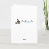 Gepersonaliseerde eenhoorns en donuts verjaardag K Kaart (Achterkant)