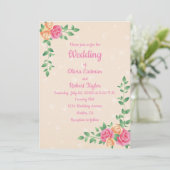 Gepersonaliseerde eenvoud is de beste rozen bruilo kaart (Staand voorkant)