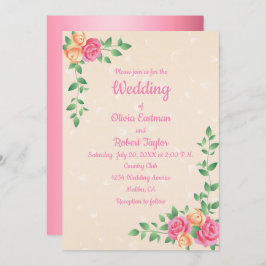 Gepersonaliseerde eenvoud is de beste rozen bruilo kaart