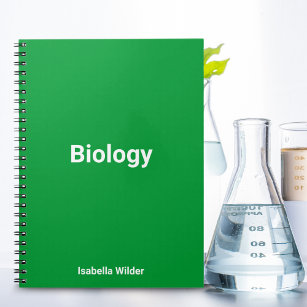Gepersonaliseerde eenvoudige biologie / wetenschap notitieboek