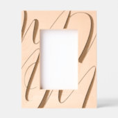 Gepersonaliseerde eenvoudige elegante gegraveerde lijstjes (Voorkant)