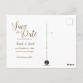 Gepersonaliseerde Eenvoudige Moderne Foto Sla de D Briefkaart (Achterkant)