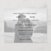 Gepersonaliseerde Eenvoudige Moderne Kaart van de  (Achterkant)