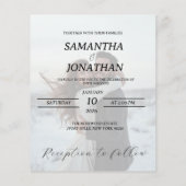 Gepersonaliseerde Eenvoudige Moderne Kaart van de (Achterkant)