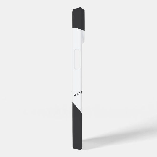 Gepersonaliseerde Eenvoudige Moderne Tortelduifjes Case-Mate iPhone Case (Achterkant / Rechts)