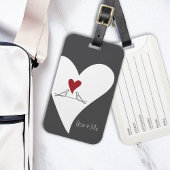 Gepersonaliseerde Eenvoudige Moderne Vogels in Lie Bagagelabel