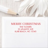 Gepersonaliseerde Eenvoudige Moderne Vrolijke Kers Etiket (Insitu)