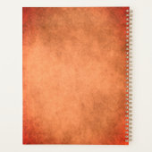 Gepersonaliseerde eenvoudige monogrammaticale plan planner (Achterkant)