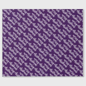 Gepersonaliseerde Eenvoudige Stijlvolle Moderne Vr Cadeaupapier (Vlak)