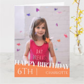 Gepersonaliseerde Eenvoudige Verjaardag Stijlvolle Kaart (Gele Bloem)