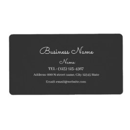 GEPERSONALISEERDE EENVOUDIGE VISITEKAART ETIKET