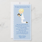 Gepersonaliseerde eerste-commune-Bladwijzer-jongen Bedankkaart (Voorkant)