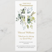 Gepersonaliseerde eerste-commune-gebeerde Kaart (Voorkant)