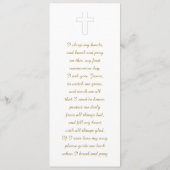 Gepersonaliseerde eerste-commune-gebeerde Kaart (Achterkant)