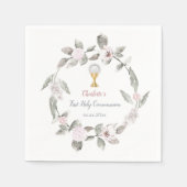 gepersonaliseerde eerste communie servet (Voorkant)