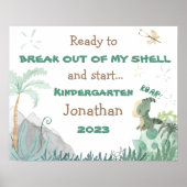 Gepersonaliseerde eerste dag van het Poster van de (Voorkant)