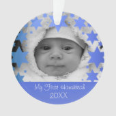Gepersonaliseerde Eerste Hanukkah Ornament (voorkant)