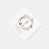 Gepersonaliseerde eerste Heilige Communie Cocktail Servet (Hoek)