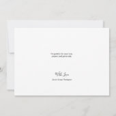 Gepersonaliseerde Eerste Heilige Communie Dank u k Bedankkaart (Achterkant)