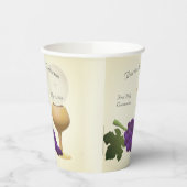 Gepersonaliseerde Eerste Heilige Communie Papieren Bekers (Links)