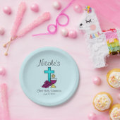 Gepersonaliseerde Eerste Heilige Communie Papieren Bordje (Feest)