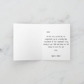 Gepersonaliseerde Eerste Heilige Communie voor mei Kaart (Binnen)