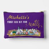 Gepersonaliseerde eerste hulp kit voor nagels acce etui (Achterkant)