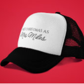 Gepersonaliseerde 'Eerste kerst als mevrouw' famil Trucker Pet