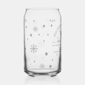 Gepersonaliseerde Eerste Kerstdag meneer en mevrou Blikvorm Glas (Voorkant)